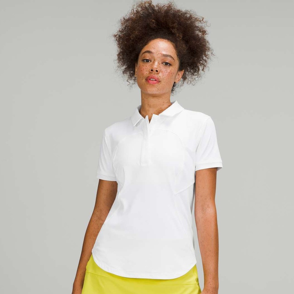NWT LULULEMON Quick-Drying Short Sleeve Polo Shirt Size 14